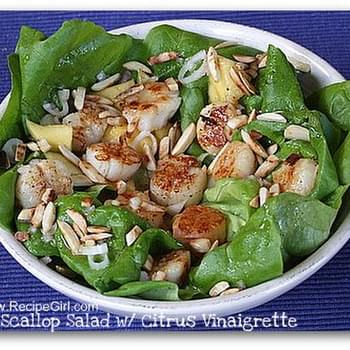 Sea Scallop Salad with Citrus Vinaigrette