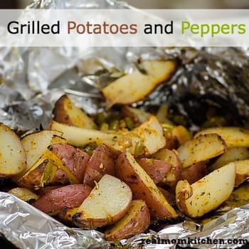 Grilled Potatoes and Peppers