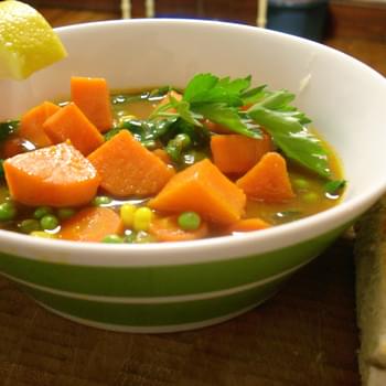 Moroccan Sweet Potato Soup
