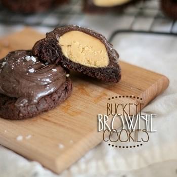 Buckeye Brownie Cookies