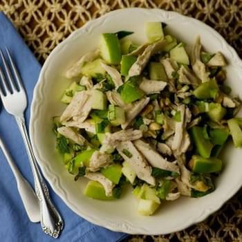 Chicken Salad with Apple and Basil