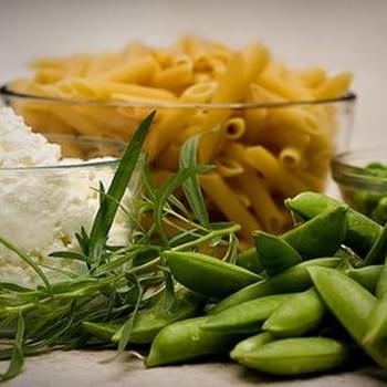 Two-Pea Pasta with Ricotta and Tarragon