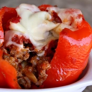 Spicy Italian Stuffed Bell Peppers