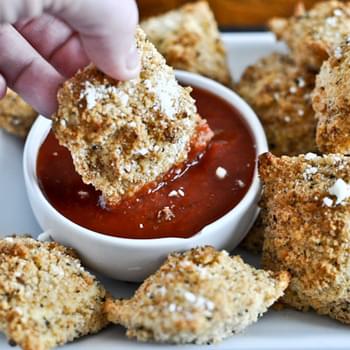 Crunchy Oven-Fried Cheese Ravioli