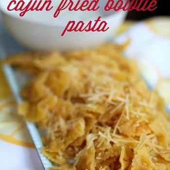 Cajun Fried Bowtie Pasta