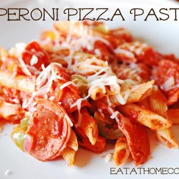 Pepperoni Pizza Pasta – 15 Minute Meal