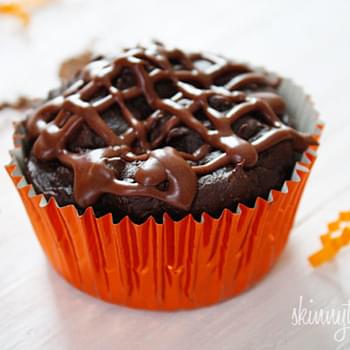Super Moist Low Fat Chocolate Cupcakes with Chocolate Glaze