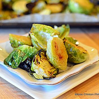 Chili Cumin Roasted & Charred Brussels Sprouts