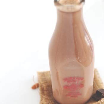 Super Thick DIY Chocolate Almond Milk
