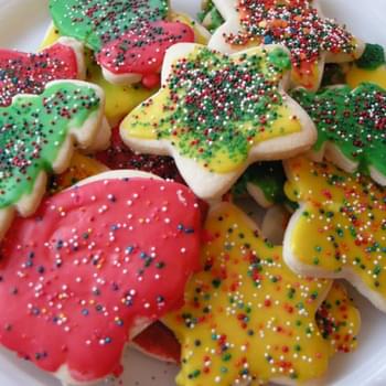 Cut Out Cookies For Santa