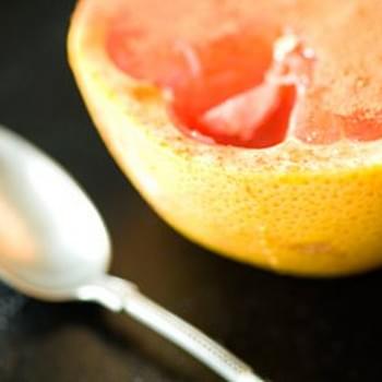 Grapefruit Topped With Burnt Brown Sugar