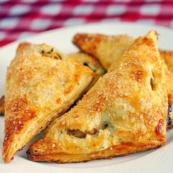 Apple Cinnamon Turnovers in Sour Cream Pastry