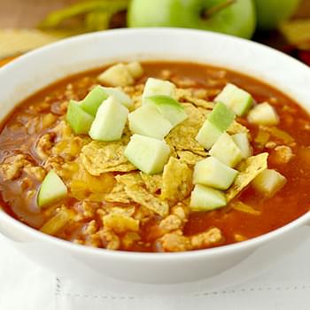 Chipotle Turkey Chili with Apples