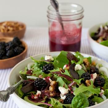 Blackberry Chèvre Salad