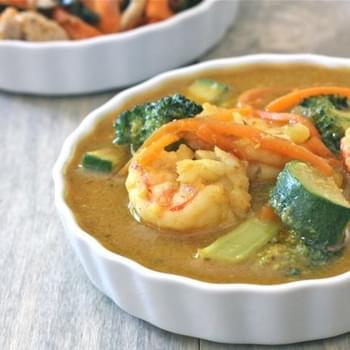 Thai Yellow Curry with Prawns