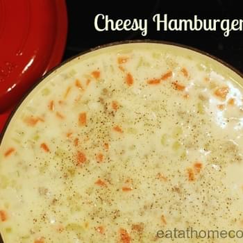 Cheesy Hamburger Soup