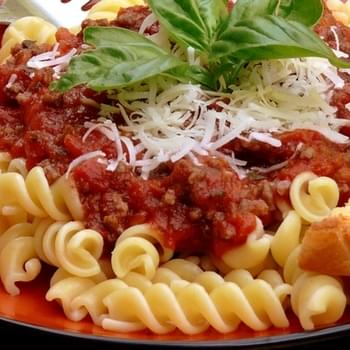 Noble Pig's Red Pasta Meat Sauce