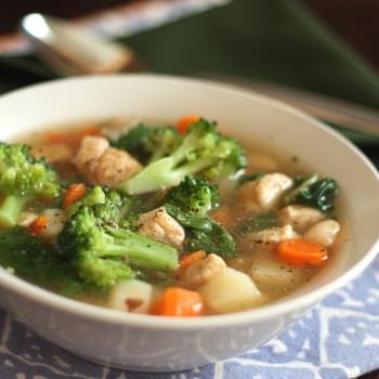 Chicken Vegetable Soup with Red Potatoes