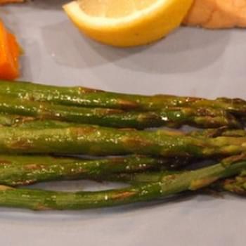 Roasted Asparagus w/ Balsamic Browned Butter