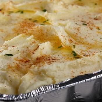 Creamy Oven- Baked Mashed Potatoes