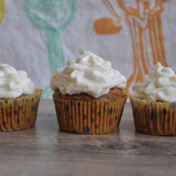 Spelt and Carrot-Ginger Cupcakes