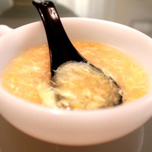 Egg Drop Corn Soup - The Easiest Soup In The World