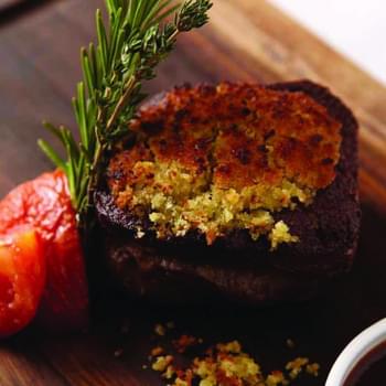 Mustard and Garlic Confit Crusted Fillet