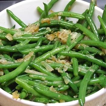 Green Beans w/ Caramelized Shallots