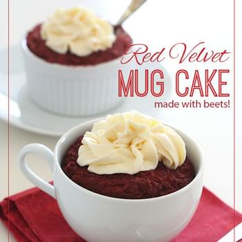 Red Velvet Mug Cakes – Low Carb and Gluten-Free