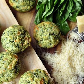 Pesto-Spinach Muffins
