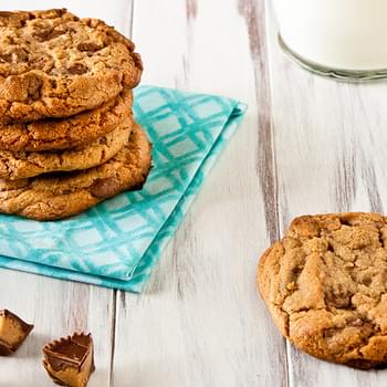 Chewy Peanut Butter Cup Cookies