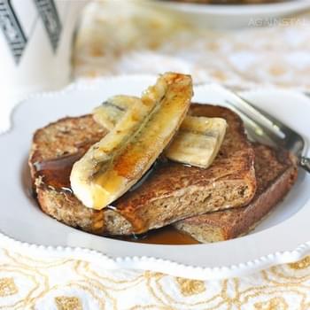 French Toast with Grilled Bananas