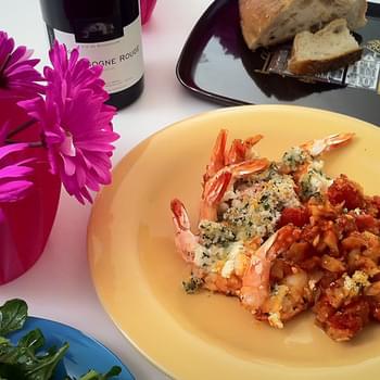 Roasted Shrimp with Feta: Guest Blogger Aileen Morgan!