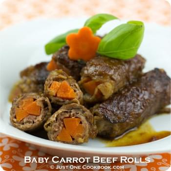 Baby Carrot Beef Rolls
