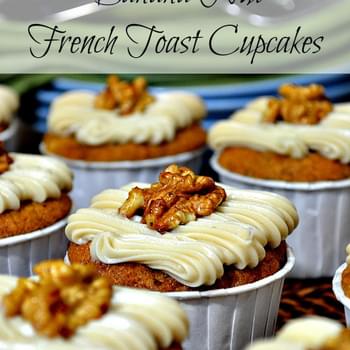Banana Nut French Toast Cupcakes