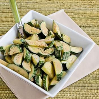 Cucumber Salad with Balsamic Dressing