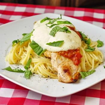 Grilled Chicken Spaghetti Margherita