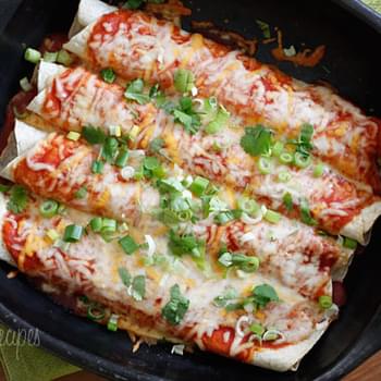 Cheesy Zucchini Enchiladas