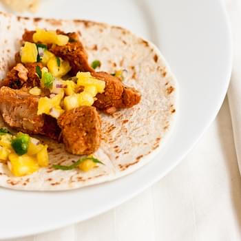 Tacos al Pastor with Pineapple Salsa