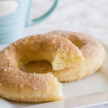 Baked Doughnuts with Cinnamon-Sugar