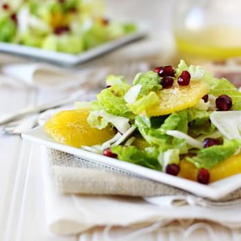 Winter Salad with Oranges, Fennel and Pomegranate