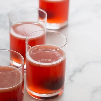 Sweet Cherry Ginger Spiked Soda