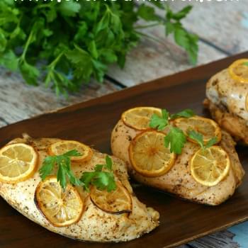 Spice Roasted Chicken Breasts with Lemon Slices