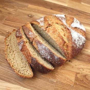 100% Whole Wheat Free-Form Artisan Bread
