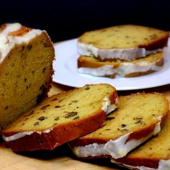 Lemon Verbena-Walnut Loaf Cake