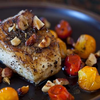 Cod Fish with Hazelnut Browned Butter
