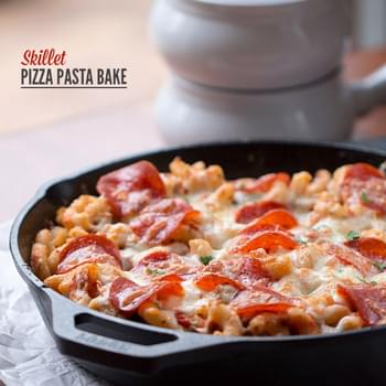 Skillet Pizza Pasta Bake