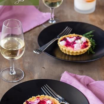 Beetroot and Goats Cheese Tarts