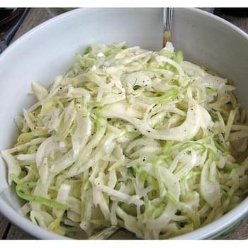 Cabbage and Fennel Coleslaw