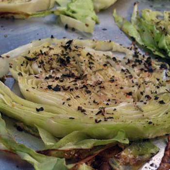 Roasted Cabbage Slices